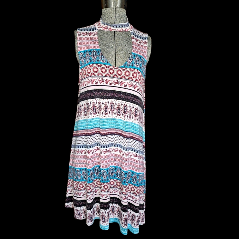 rue 21 Bohemian Multicolor Sleeveless Dress